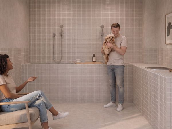 Perspectiva ilustrativa do pet care do Feel Nature